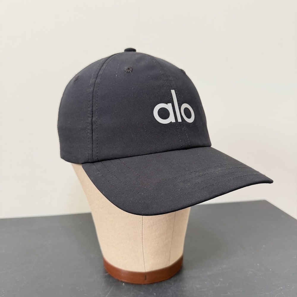 Alo Yoga Performance Off Duty Cap One Size Hat Adjustable Black/Gray Athleisure